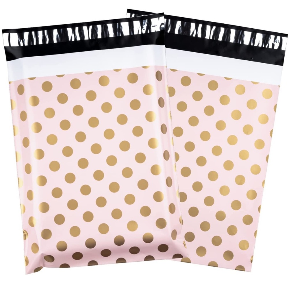 Gold Polka Dot PolyMailer